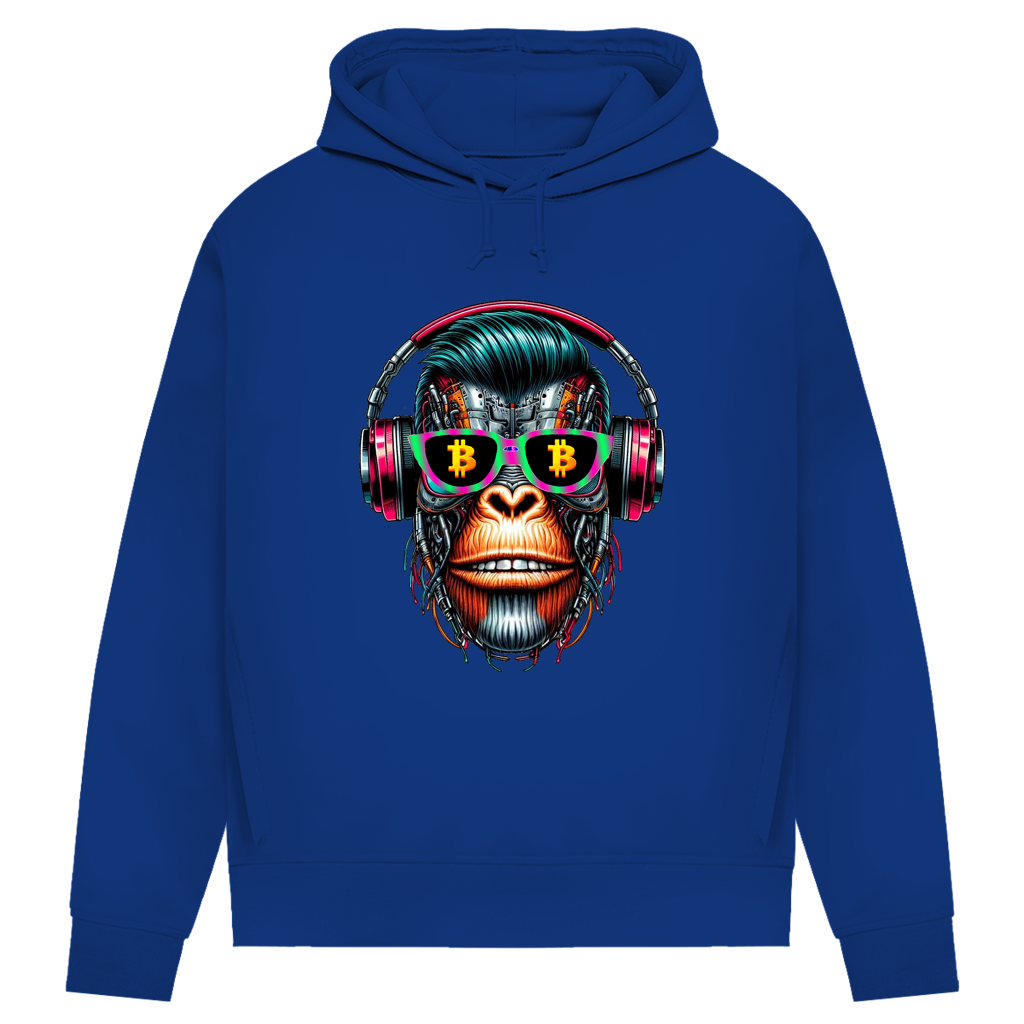 Damen Premium Bio Hoodie Monkey Star