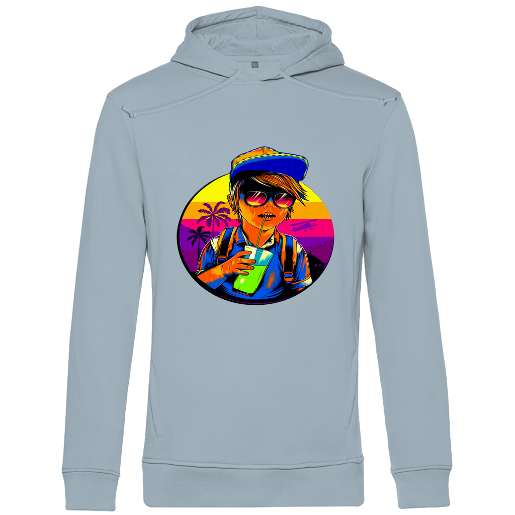Herren Premium Bio Hoodie Boy with drink