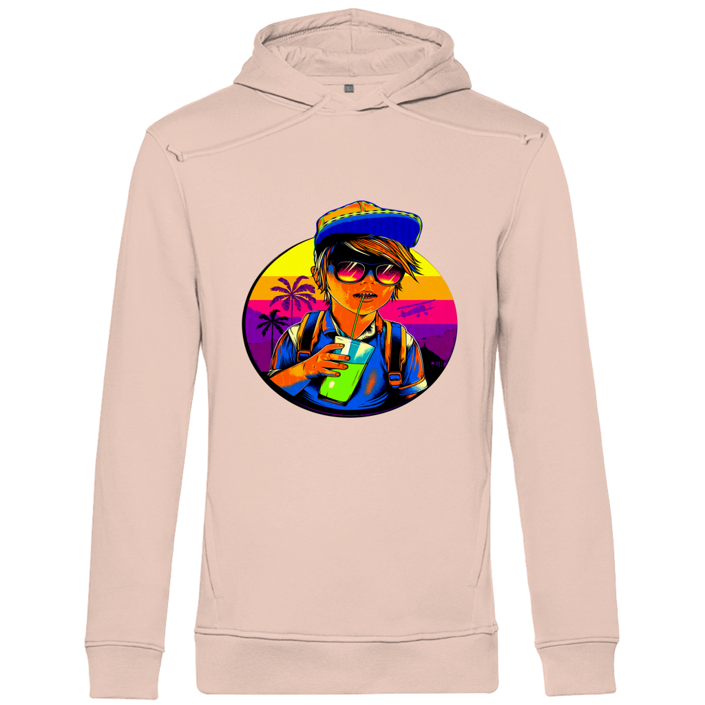 Herren Premium Bio Hoodie Boy with drink