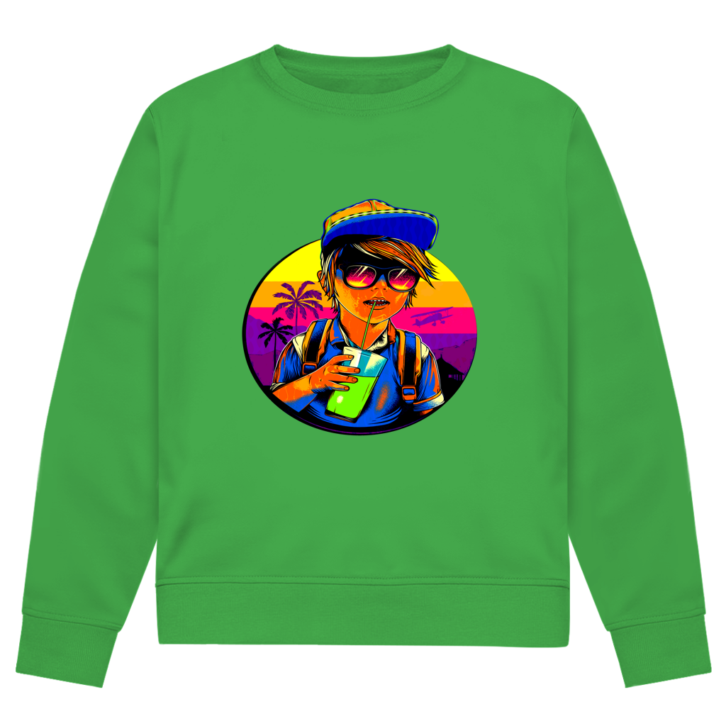 Herren Premium Bio Sweatshirt Boy with drink