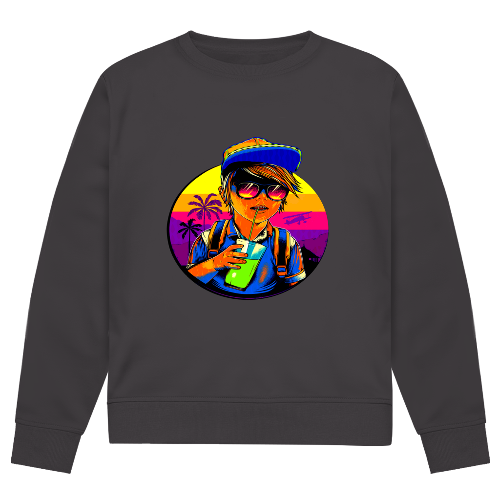 Herren Premium Bio Sweatshirt Boy with drink