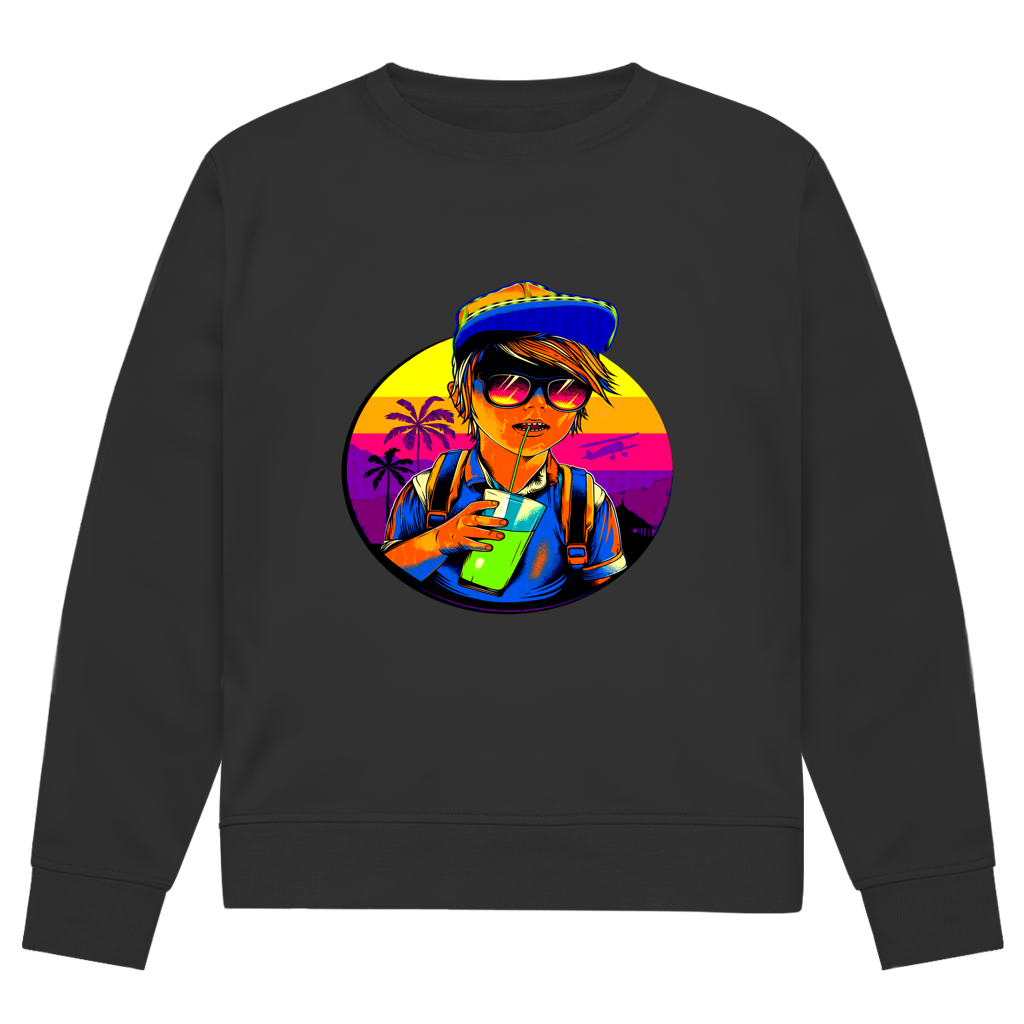 Herren Premium Bio Sweatshirt Boy with drink