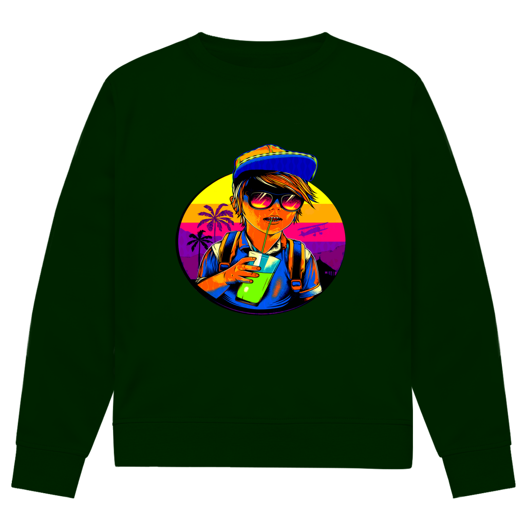 Herren Premium Bio Sweatshirt Boy with drink