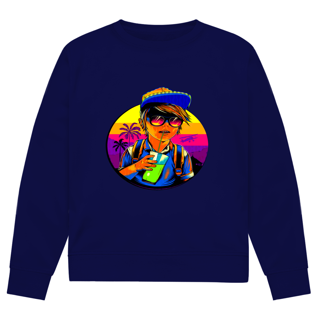 Herren Premium Bio Sweatshirt Boy with drink