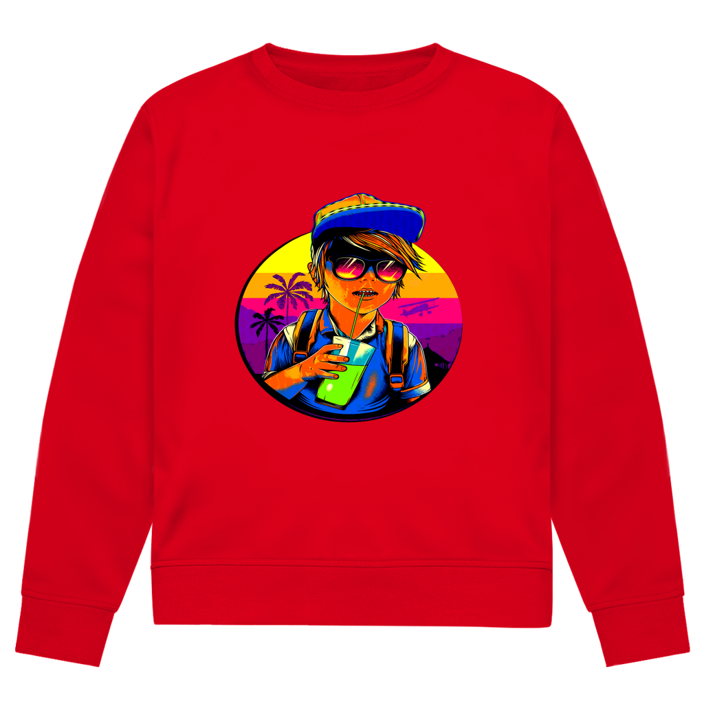 Herren Premium Bio Sweatshirt Boy with drink