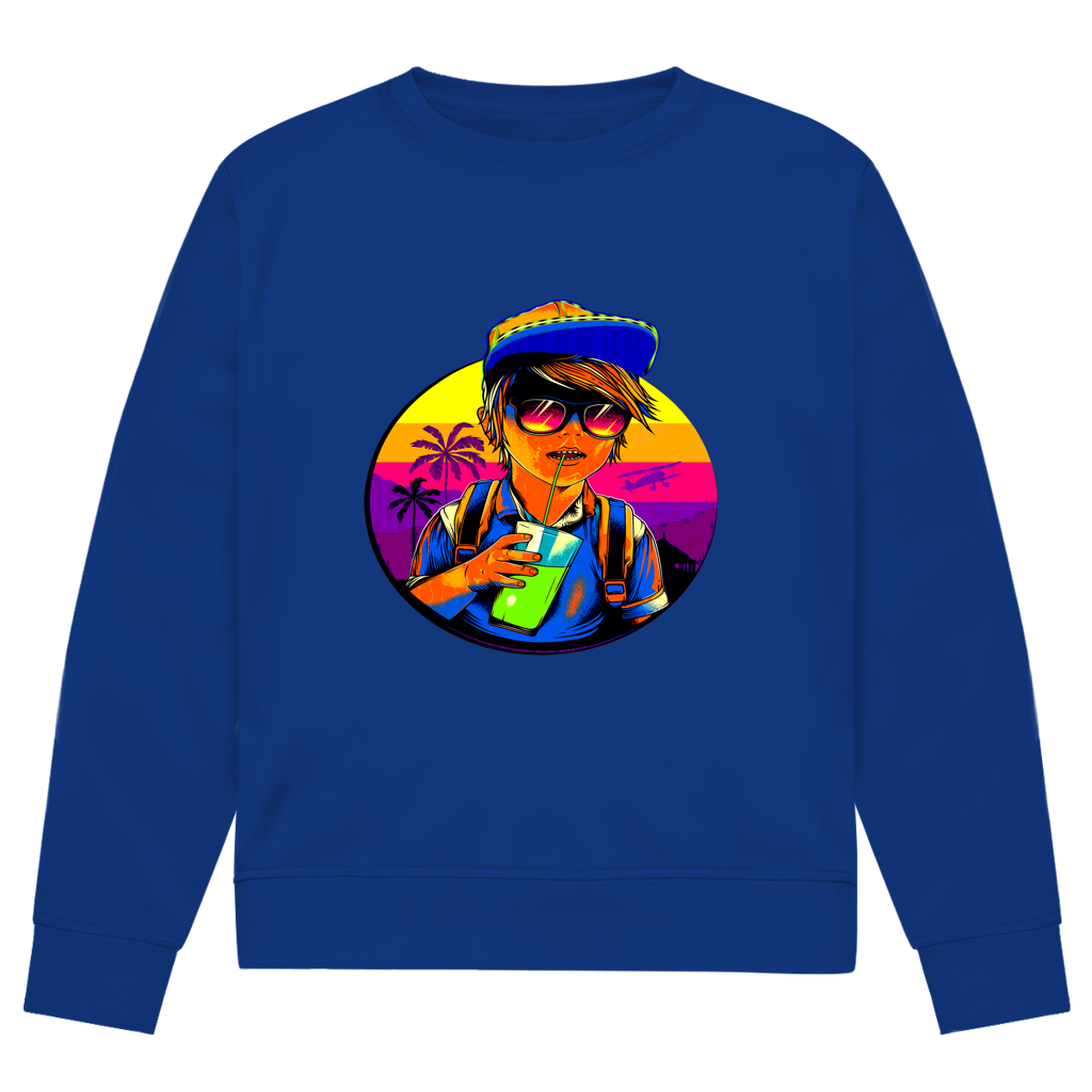 Herren Premium Bio Sweatshirt Boy with drink