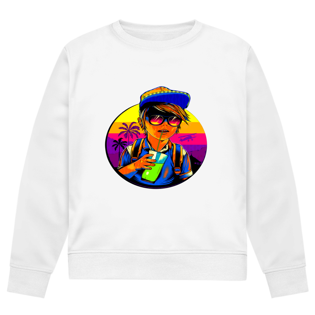 Herren Premium Bio Sweatshirt Boy with drink