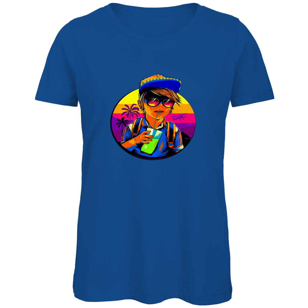 Damen Premium Bio T-Shirt Boy with drink