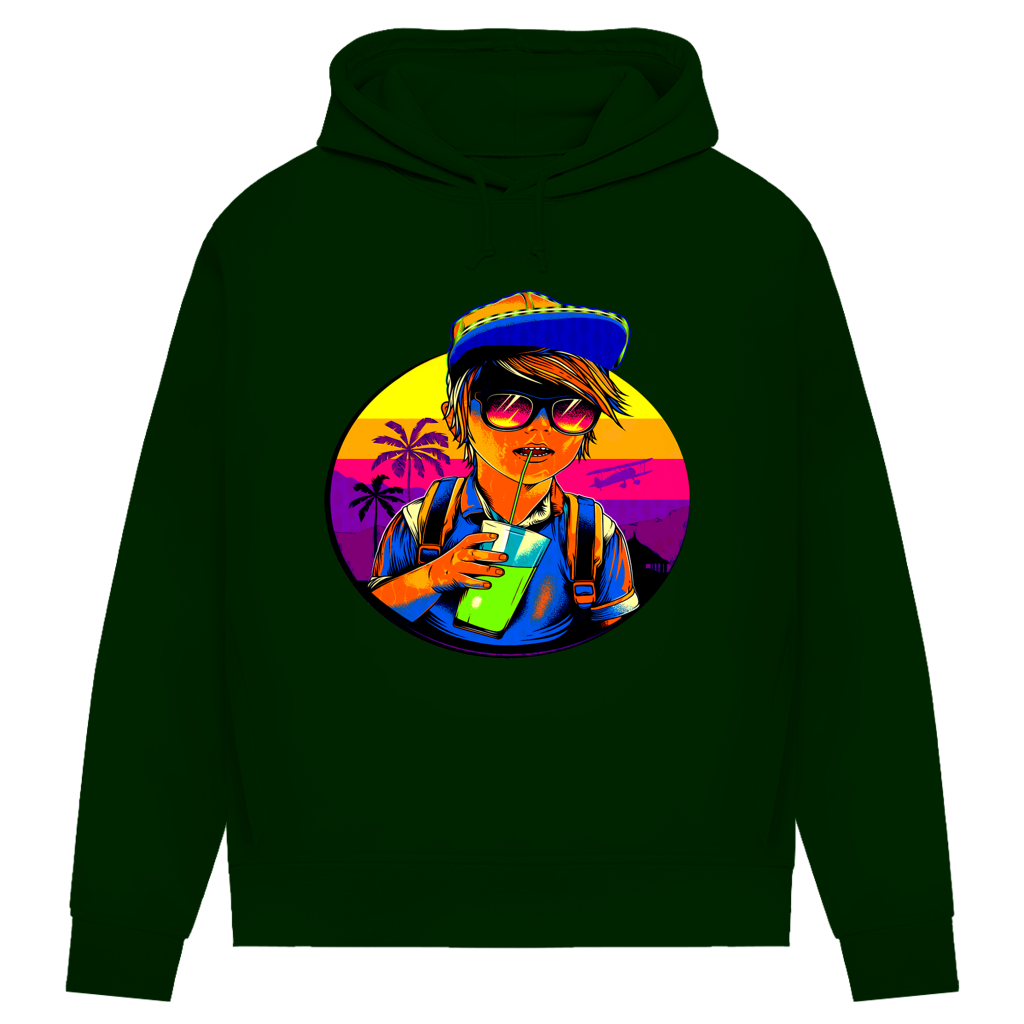 Damen Premium Bio Hoodie Boy with drink