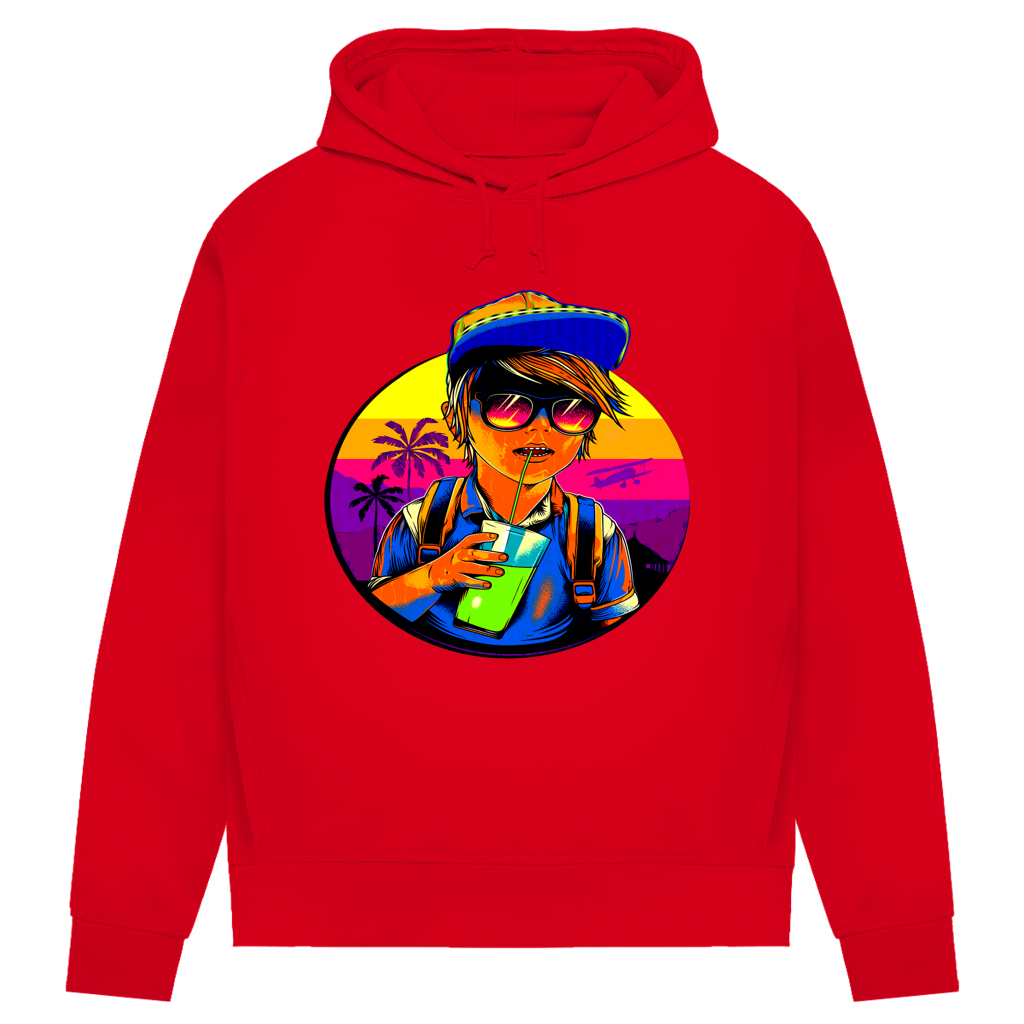 Damen Premium Bio Hoodie Boy with drink