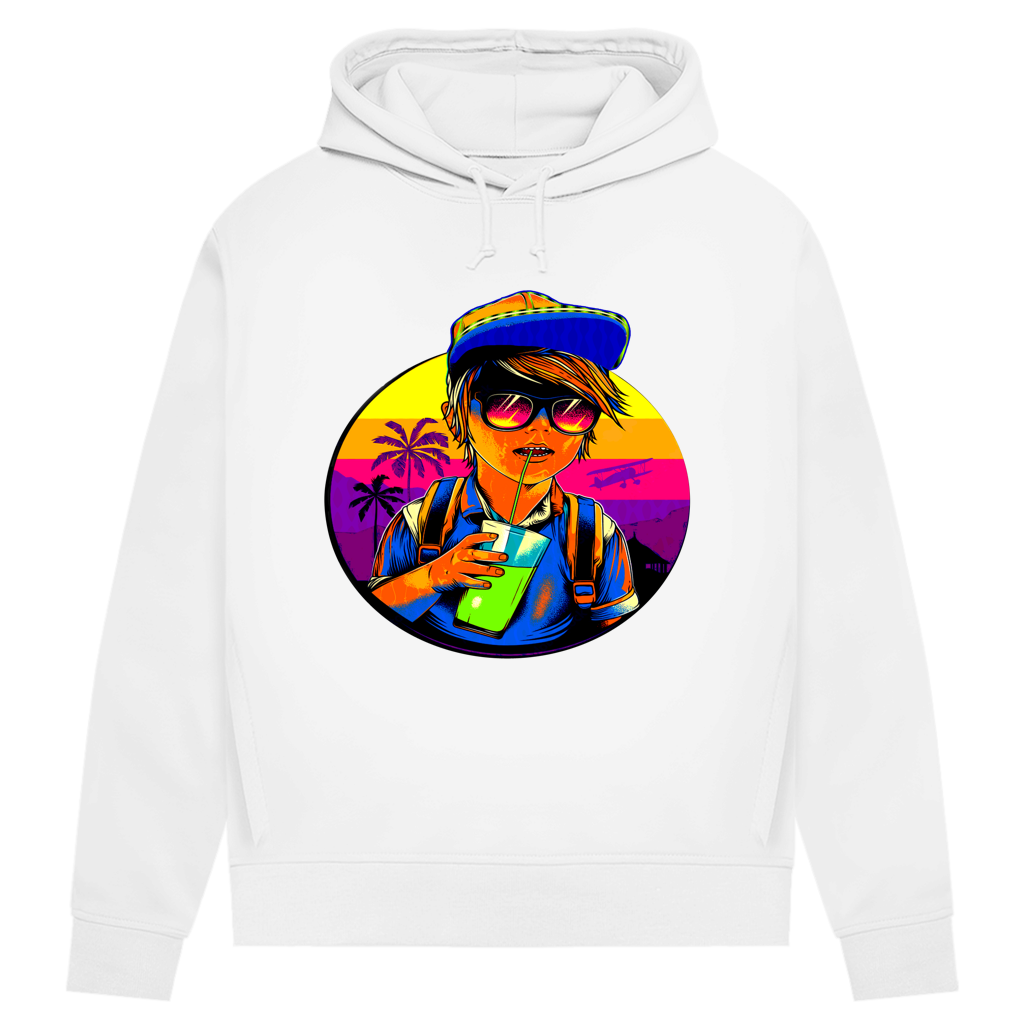 Damen Premium Bio Hoodie Boy with drink
