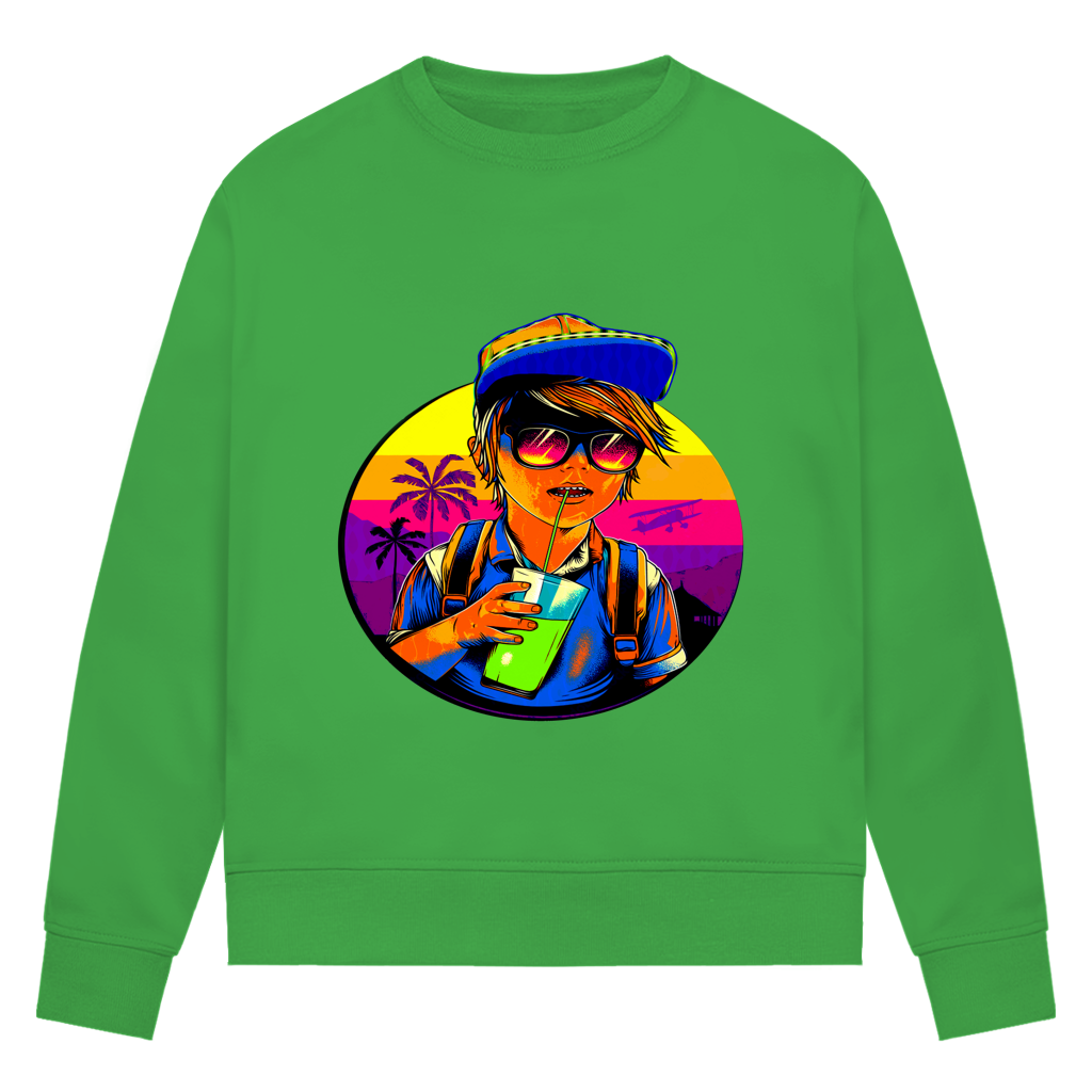 Damen Premium Bio Sweatshirt Boy with drink