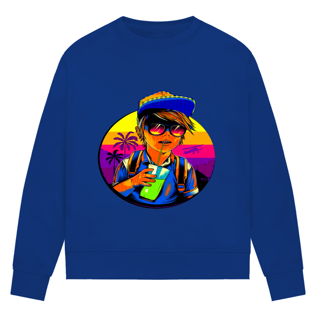 Damen Premium Bio Sweatshirt Boy with drink