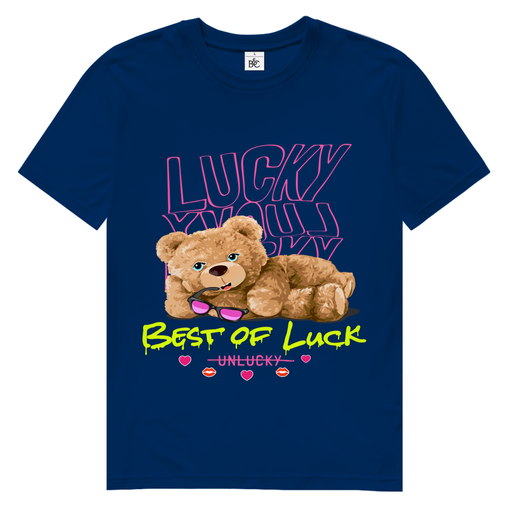 Herren Premium Bio T-Shirt Bear Lucky