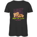 Damen Premium Bio T-Shirt Bear Lucky
