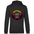 Herren Premium Bio Hoodie Monkey with Sunglasses