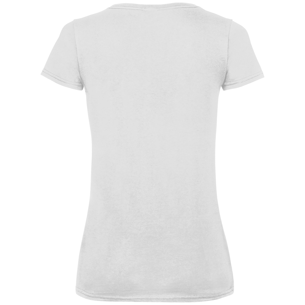 Damen Premium Bio V-Neck T-Shirt Monkey with Sunglasses