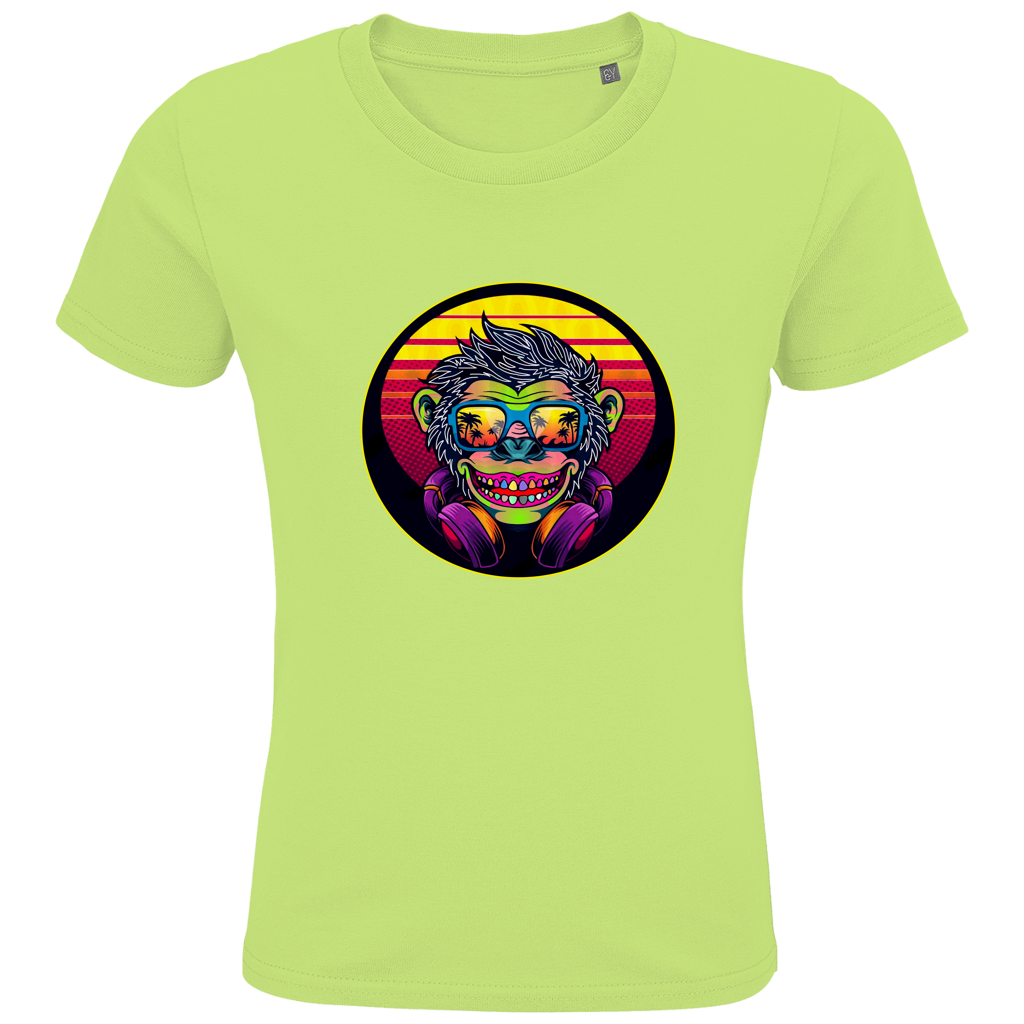 Kids Premium Bio T-Shirt Monkey with Sunglasses