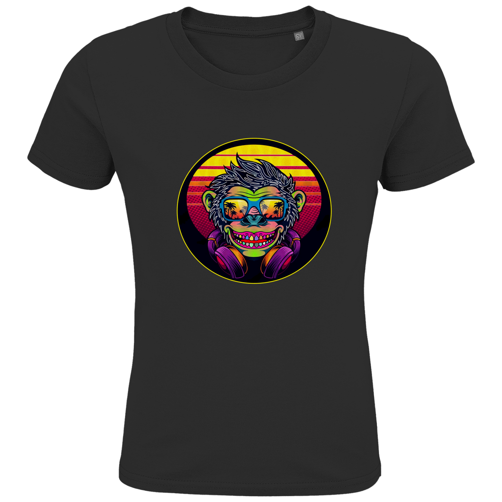 Kids Premium Bio T-Shirt Monkey with Sunglasses