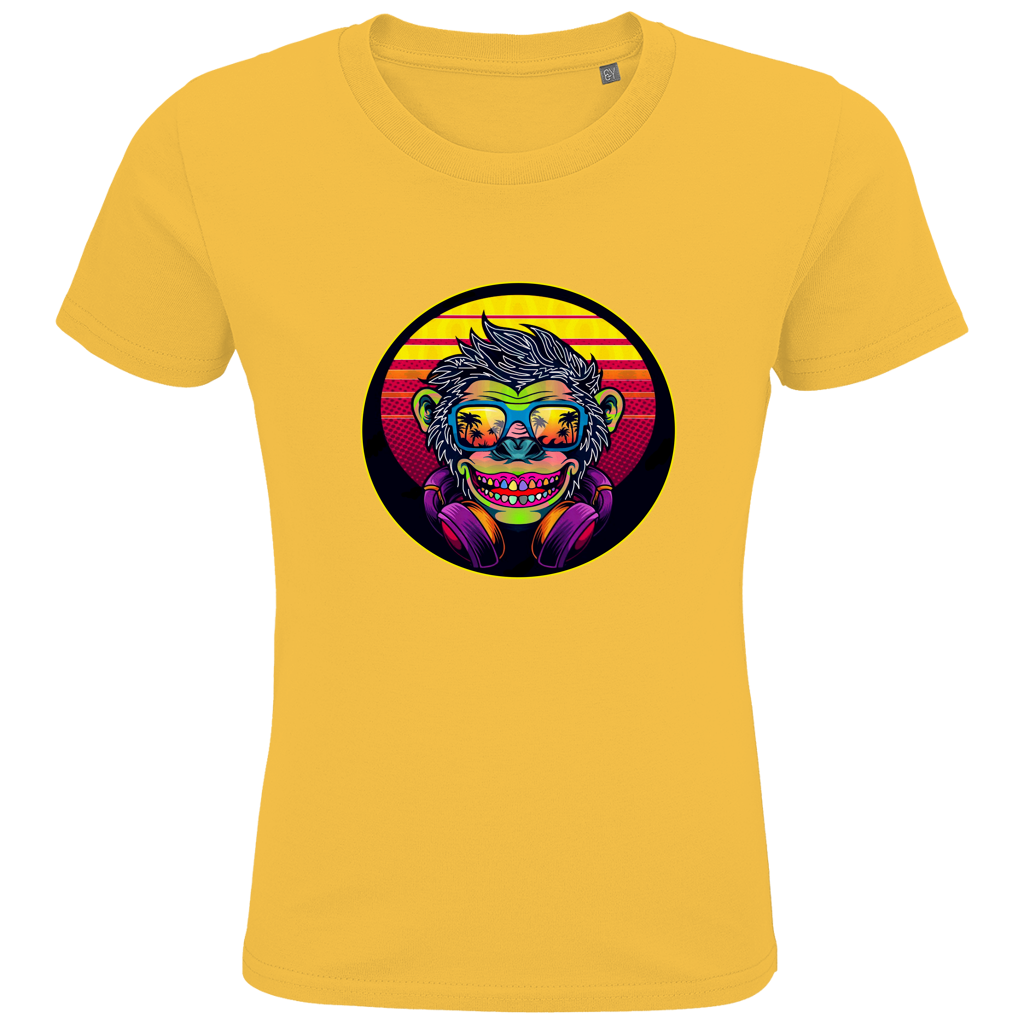 Kids Premium Bio T-Shirt Monkey with Sunglasses