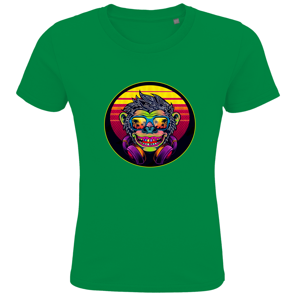 Kids Premium Bio T-Shirt Monkey with Sunglasses
