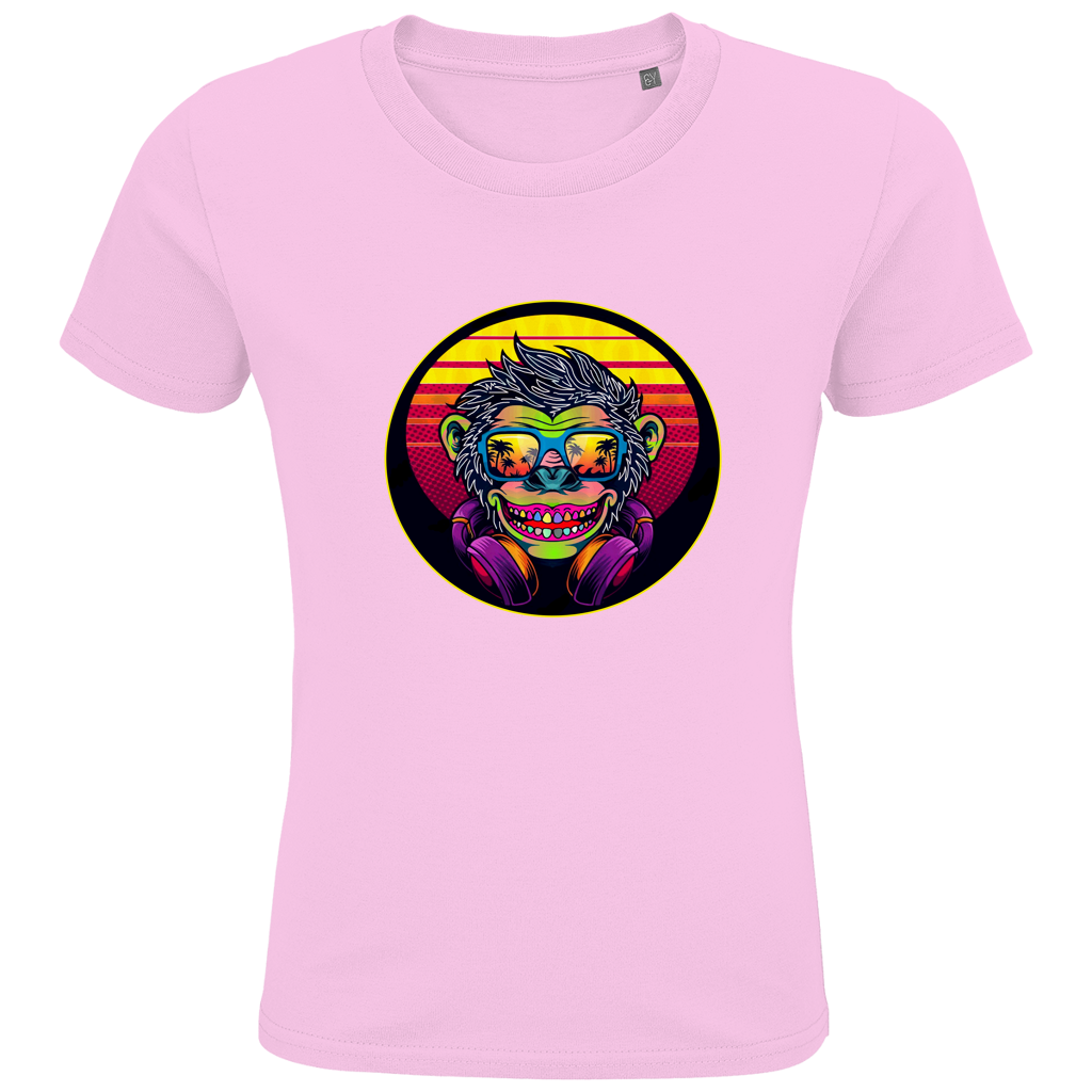 Kids Premium Bio T-Shirt Monkey with Sunglasses