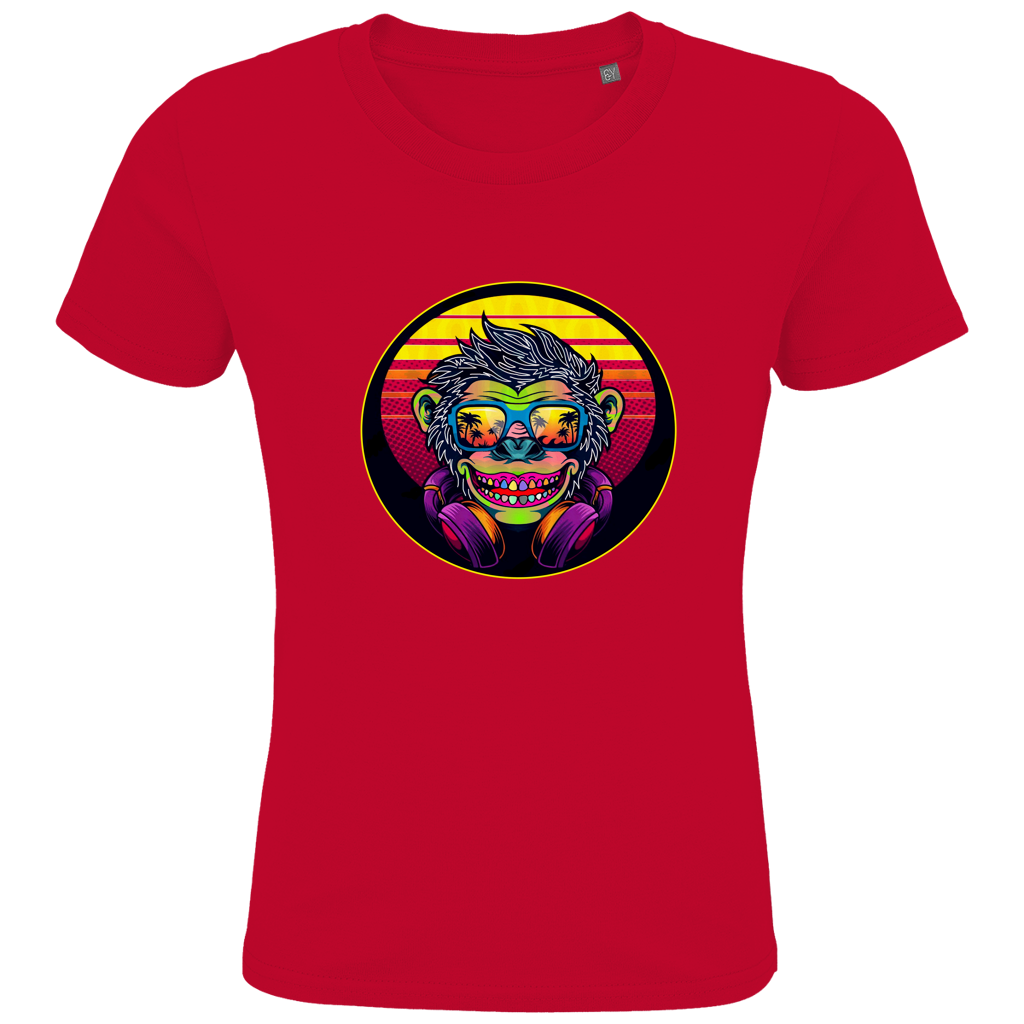 Kids Premium Bio T-Shirt Monkey with Sunglasses