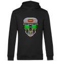 Herren Premium Bio Hoodie Totenkopf Superstar