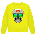Herren Premium Bio Sweatshirt Totenkopf Superstar