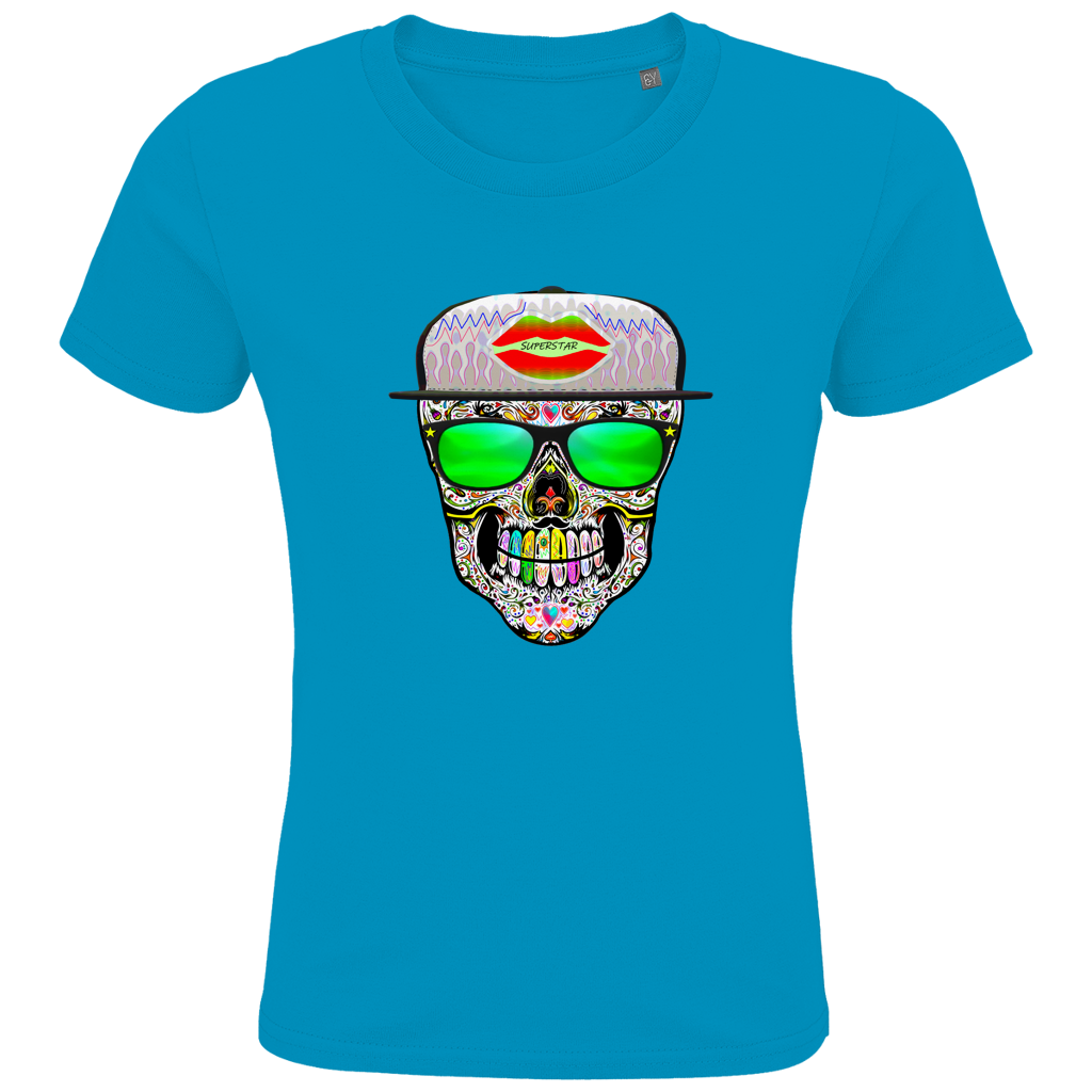 Kids Premium Bio T-Shirt Totenkopf Superstar