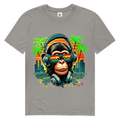 Herren Premium Bio T-Shirt Monkey with Headset