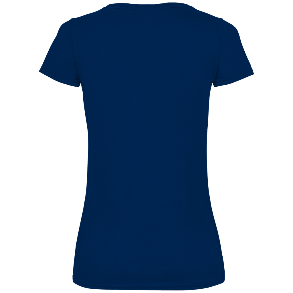 Damen Premium Bio V-Neck T-Shirt Monkey with Headset
