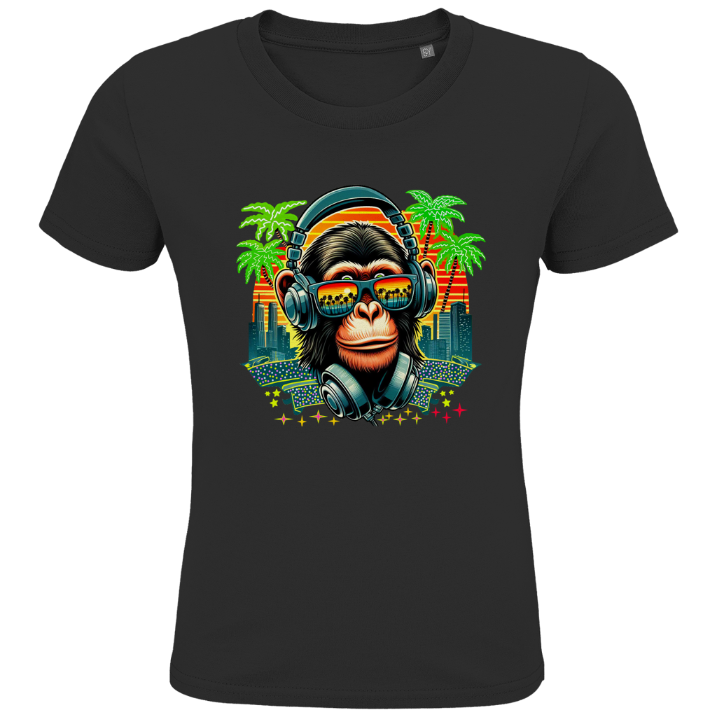 Kids Premium Bio T-Shirt Monkey with Headset