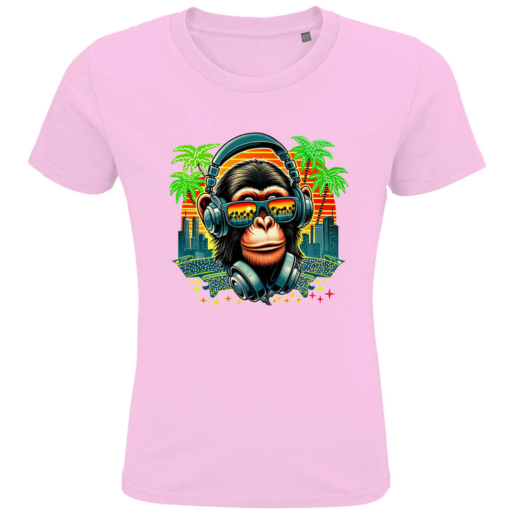 Kids Premium Bio T-Shirt Monkey with Headset