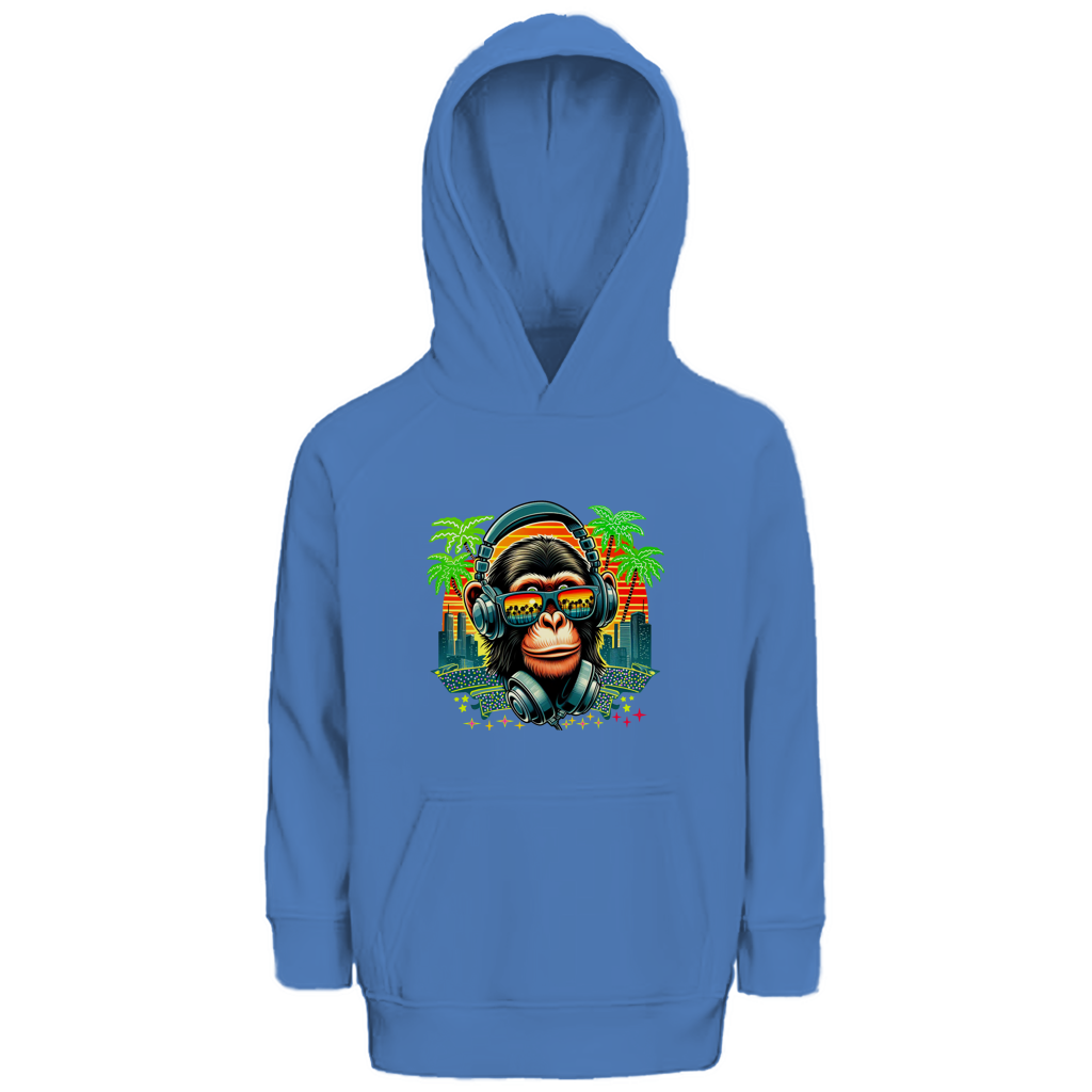 Kinder Premium Bio Hoodie Monkey with Headset