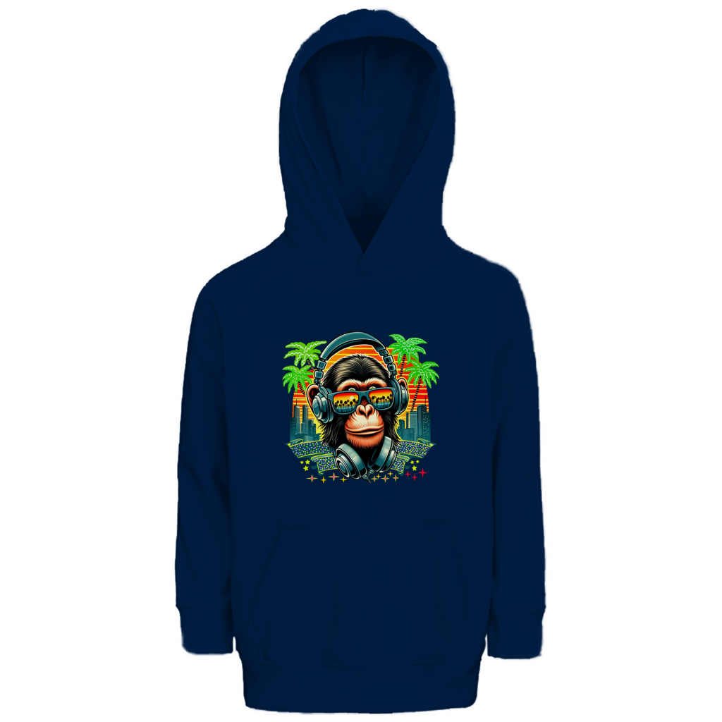 Kinder Premium Bio Hoodie Monkey with Headset
