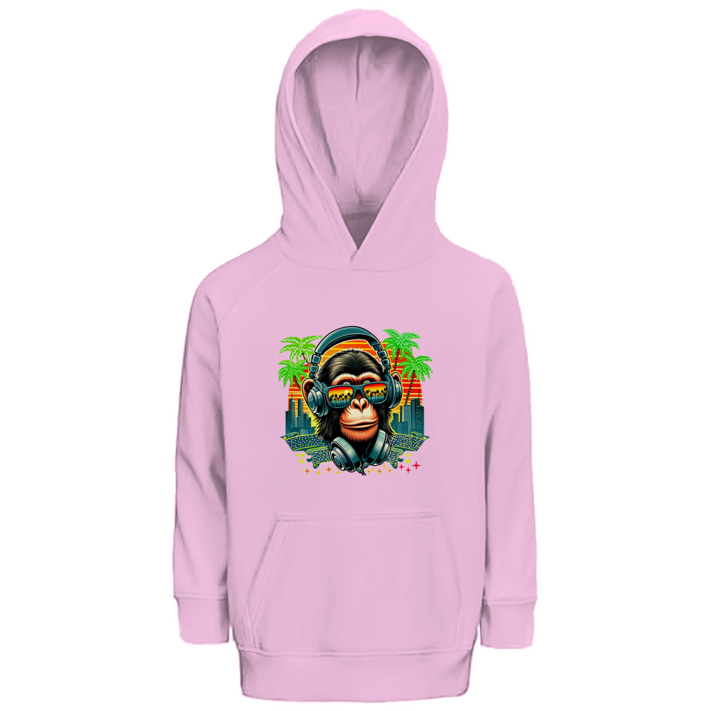 Kinder Premium Bio Hoodie Monkey with Headset