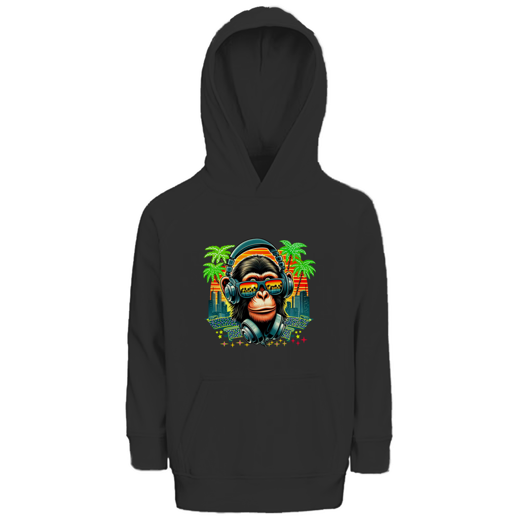 Kinder Premium Bio Hoodie Monkey with Headset