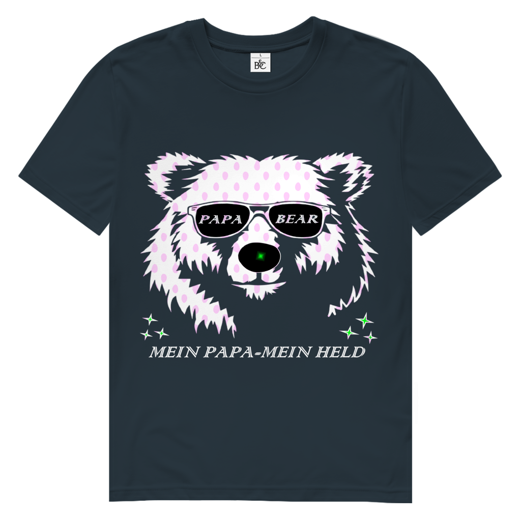Herren Premium Bio T-Shirt PAPA BEAR