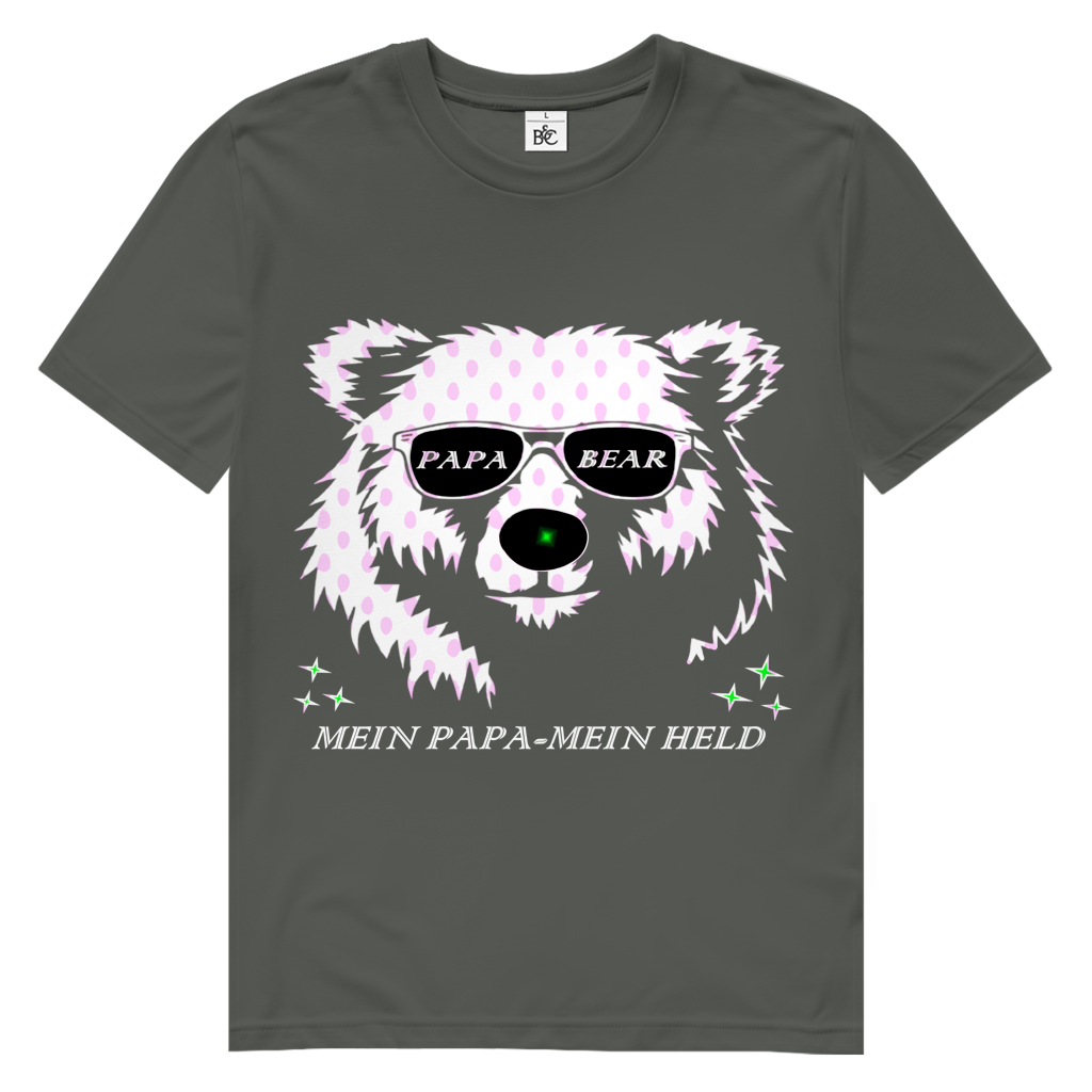 Herren Premium Bio T-Shirt PAPA BEAR