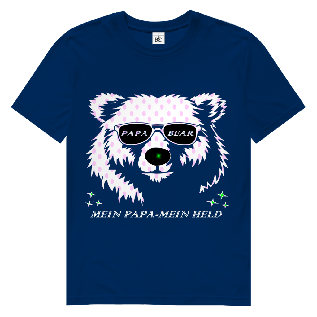Herren Premium Bio T-Shirt PAPA BEAR