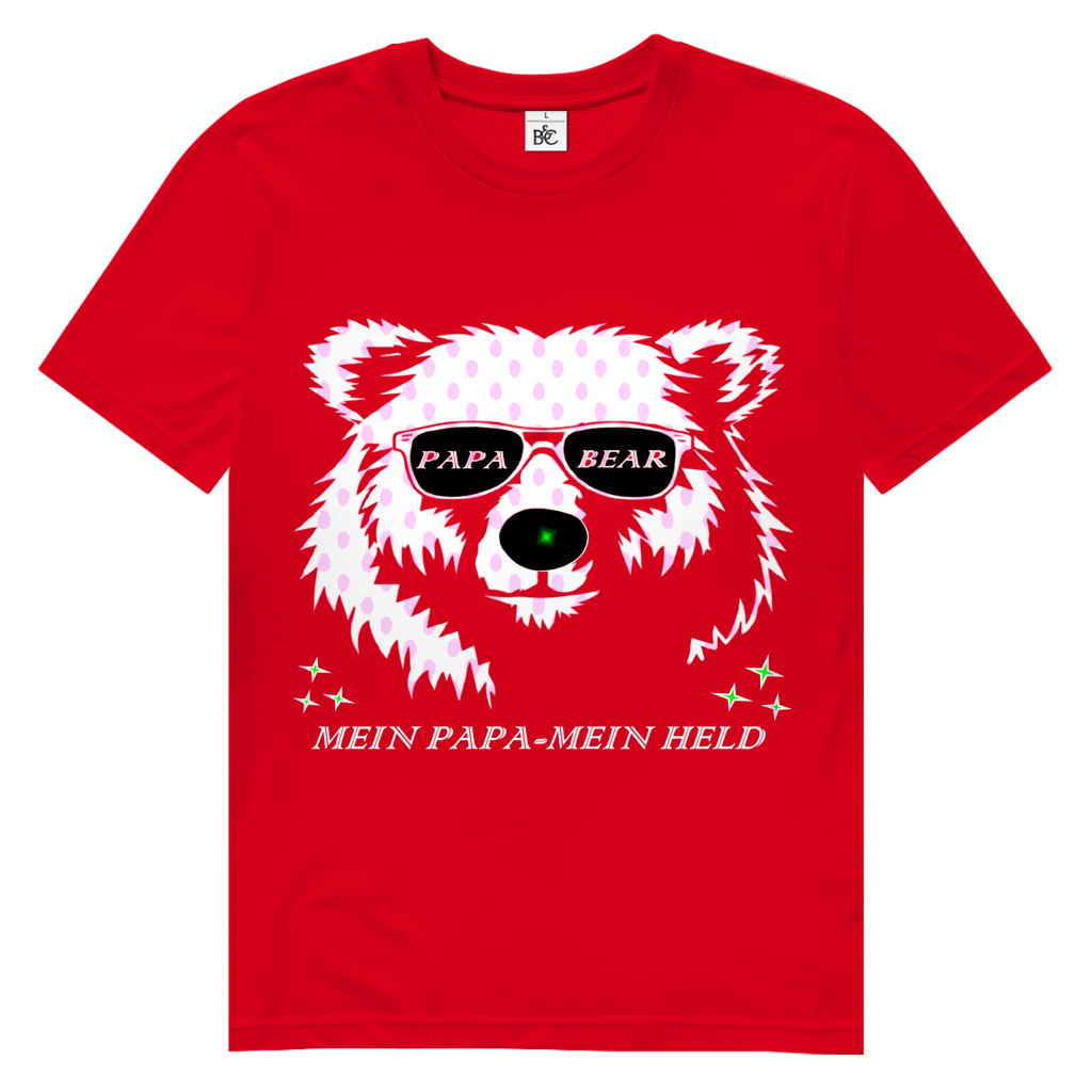 Herren Premium Bio T-Shirt PAPA BEAR