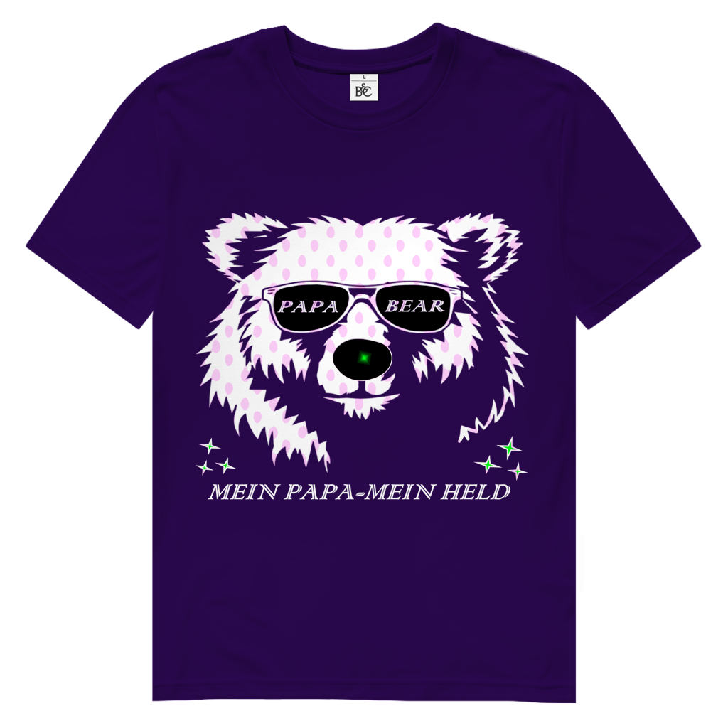 Herren Premium Bio T-Shirt PAPA BEAR
