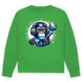 Herren Premium Bio Sweatshirt Disco King Monkey