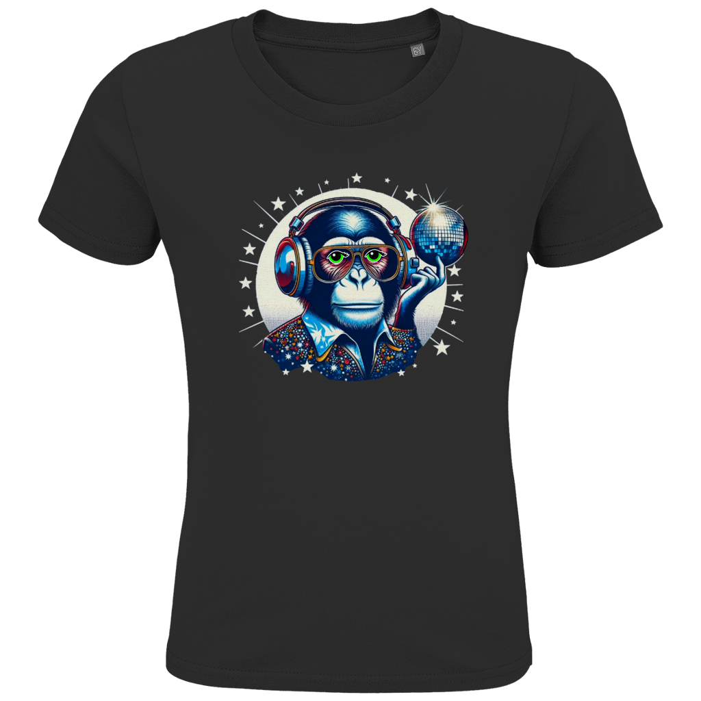 Kids Premium Bio T-Shirt Disco King Monkey