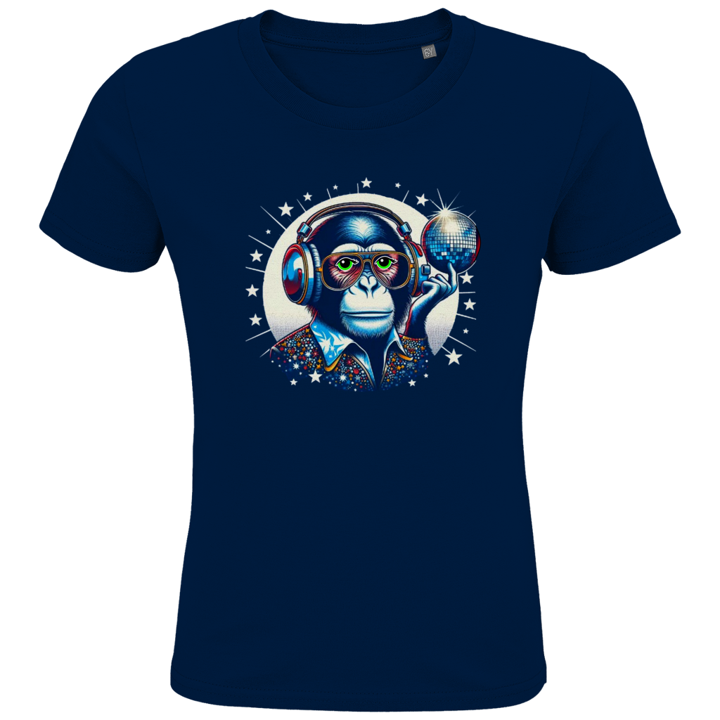 Kids Premium Bio T-Shirt Disco King Monkey