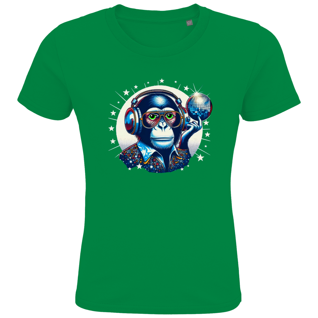 Kids Premium Bio T-Shirt Disco King Monkey