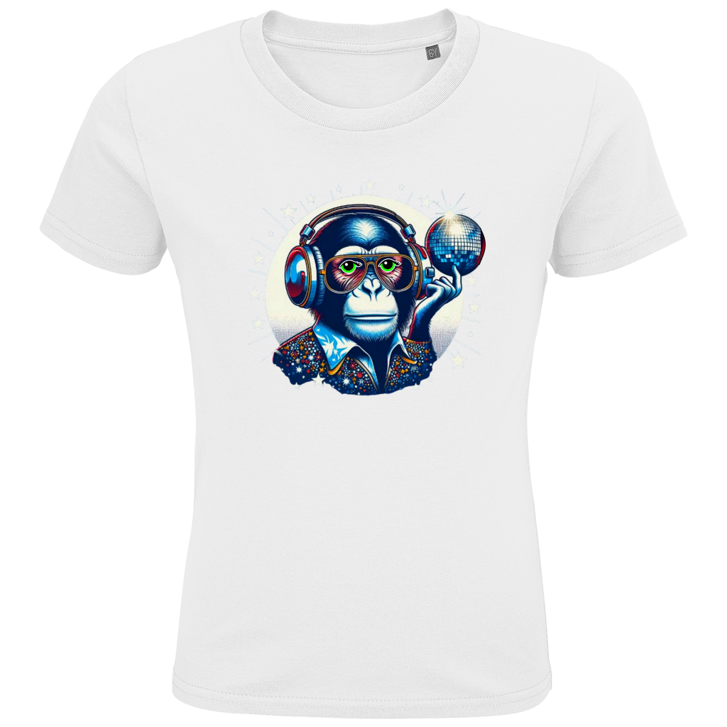 Kids Premium Bio T-Shirt Disco King Monkey