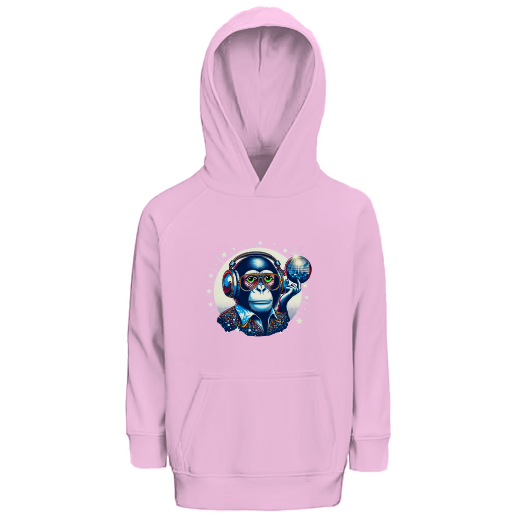 Kinder Premium Bio Hoodie Disco King Monkey