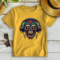 Damen Premium Bio T-Shirt Crypto Skull